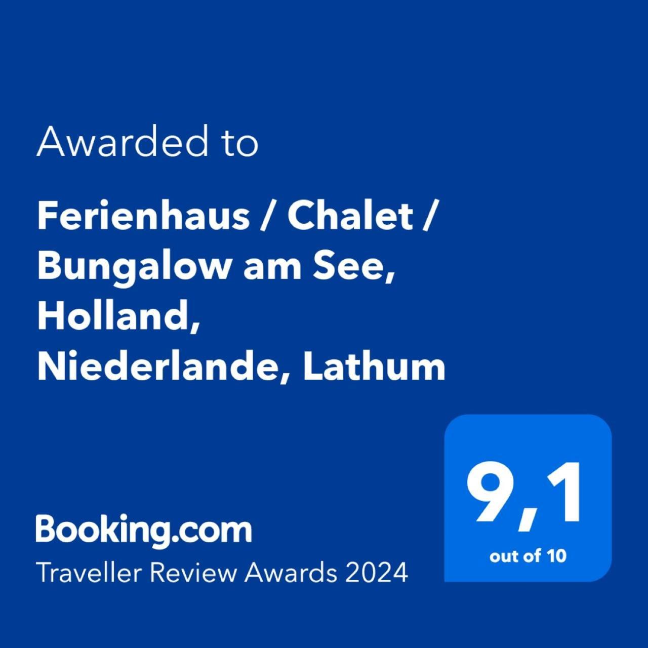 Ferienhaus / Chalet / Bungalow Am See, Holland, Niederlande, Lathum Eksteriør bilde
